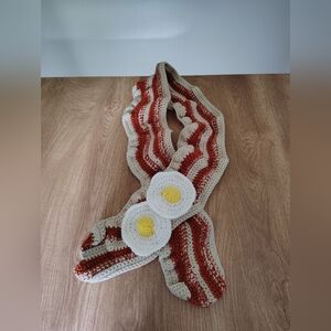 Handmade Bacon & Eggs Scarf